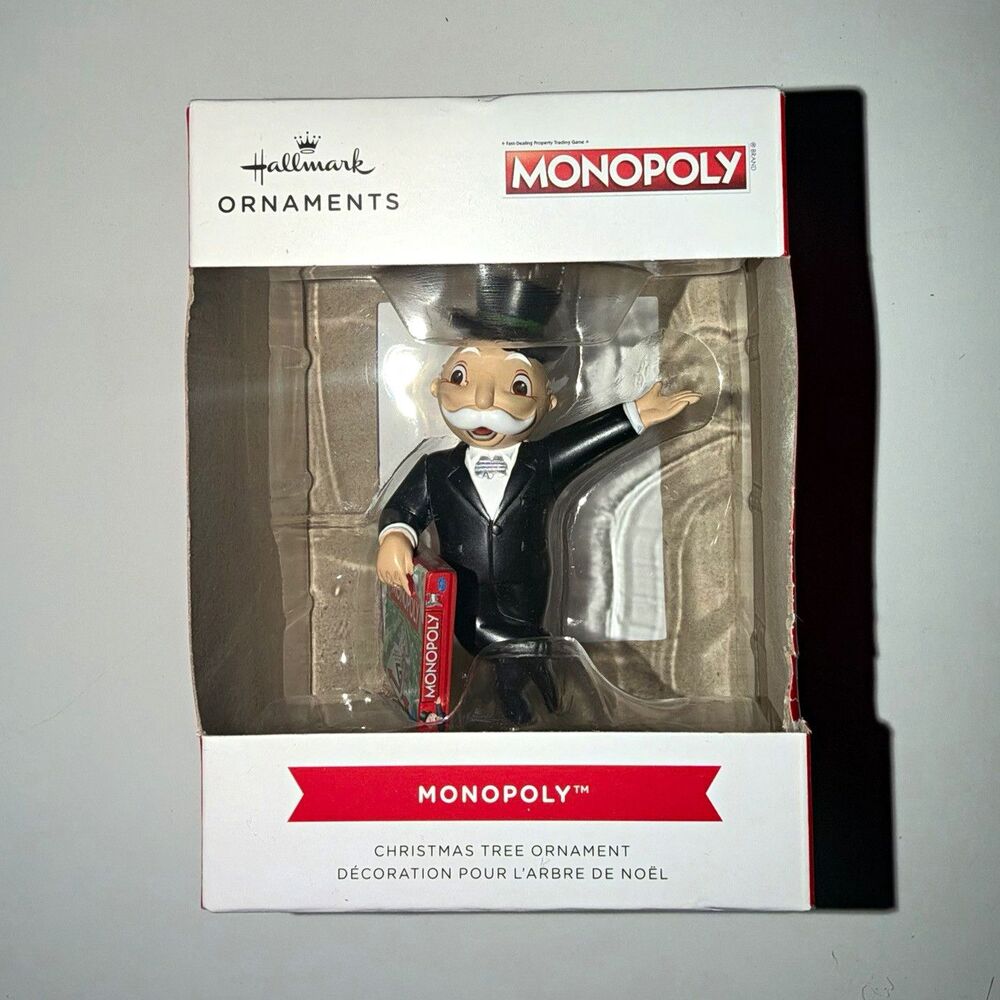 Hallmark Monopoly Mr. Monopoly Christmas Tree Ornament